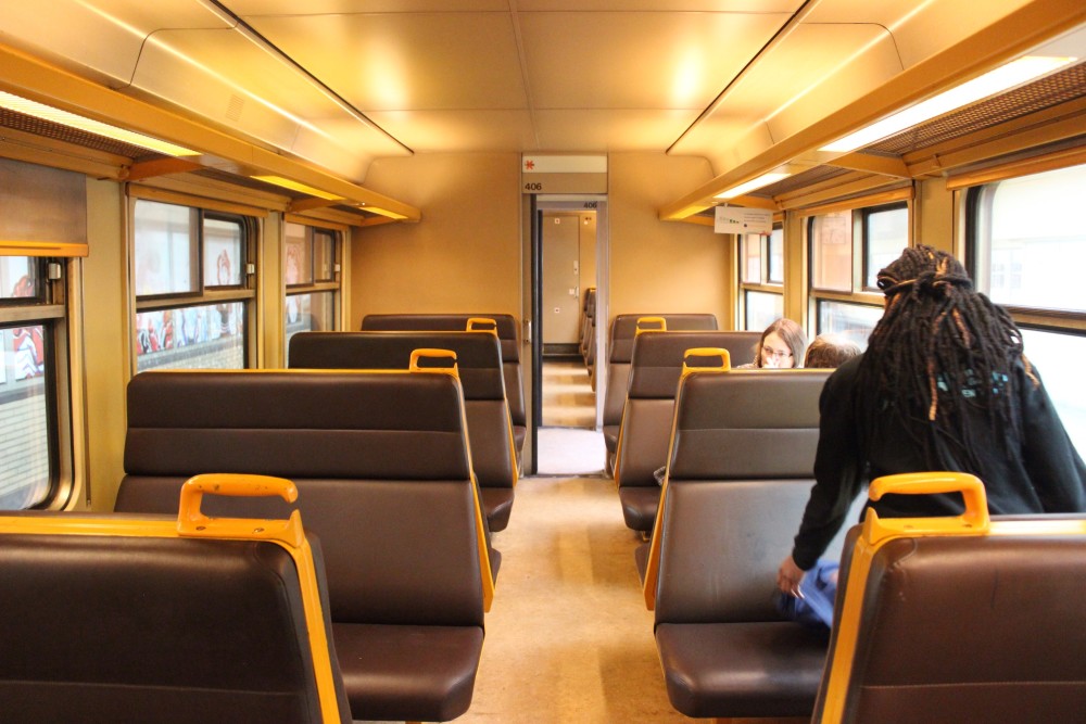 Train from Brussels to Bruges