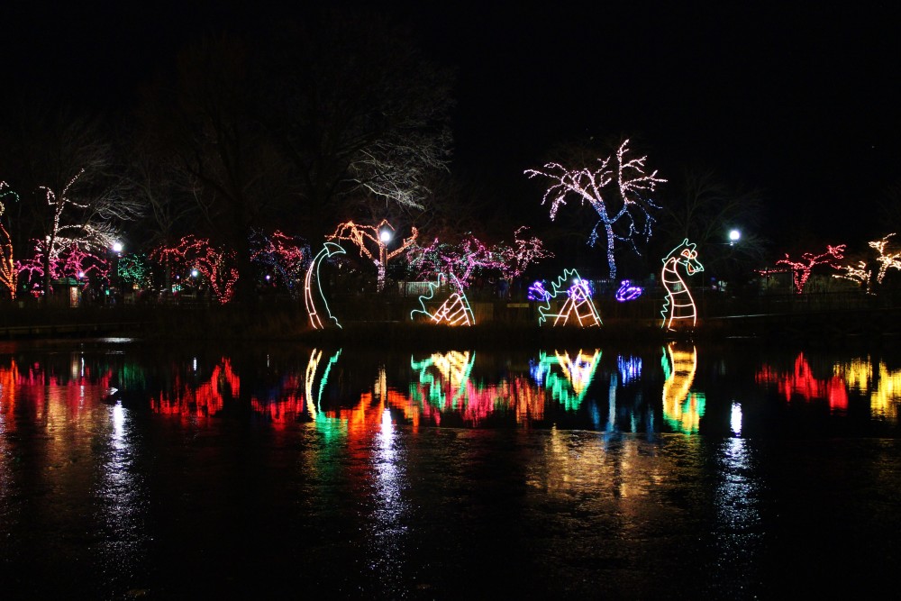 Lincoln Park Zoo Lights, Christmastime in Chicago