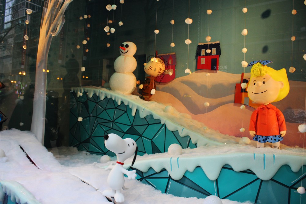 Macy's Window Christmas Display, Christmastime in Chicago