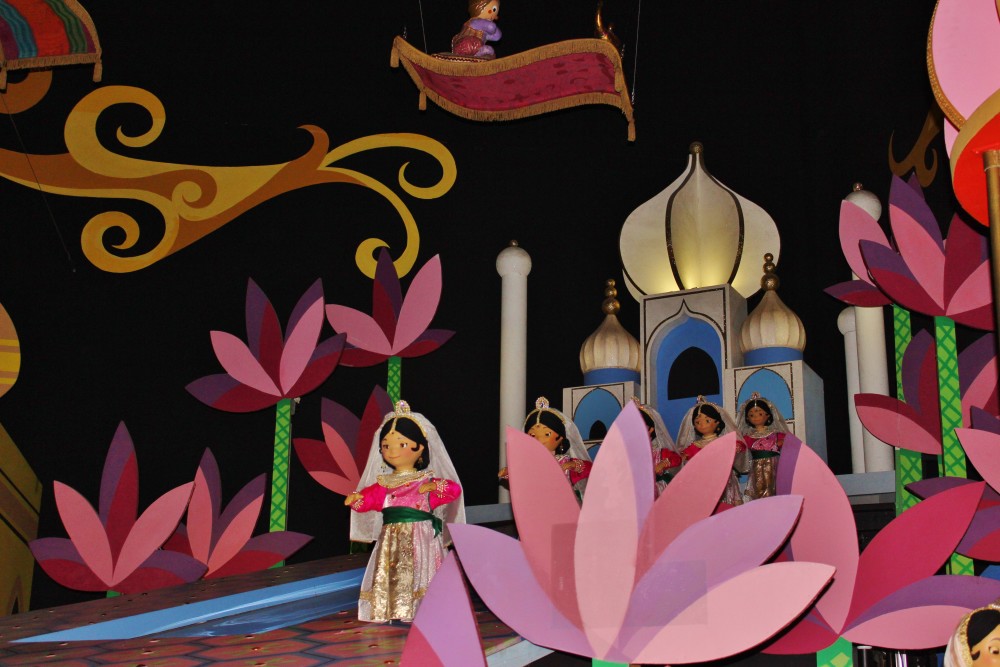 It's a Small World ride showing India, Magic Kingdom