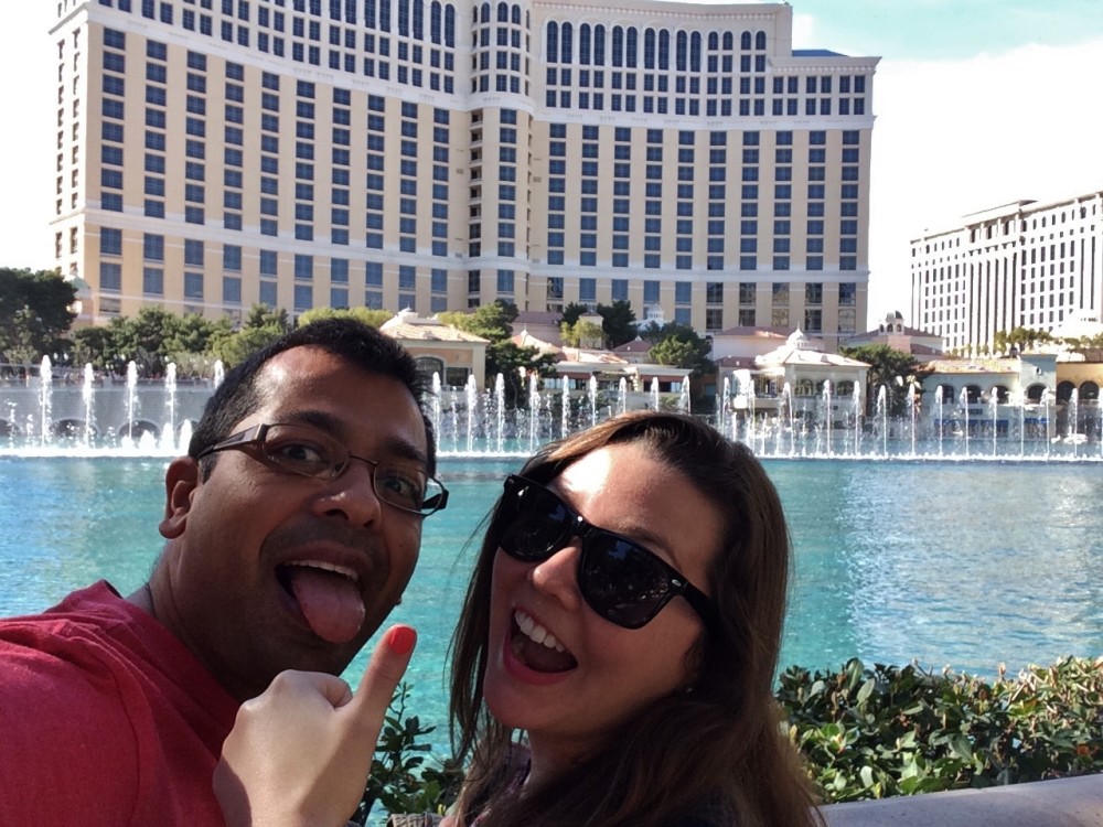 Thumbs up for the Bellagio Fountain Show