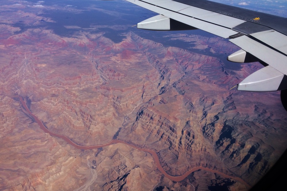Grand Canyon, Flight from Las Vegas to Phoenix
