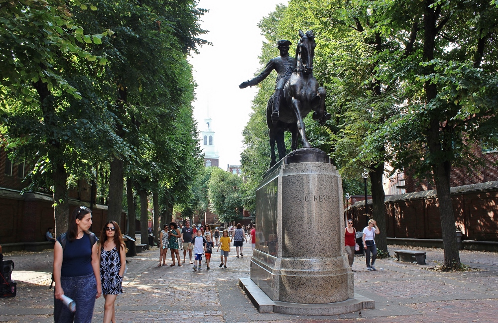 The Freedom Trail: Paul Revere Statue