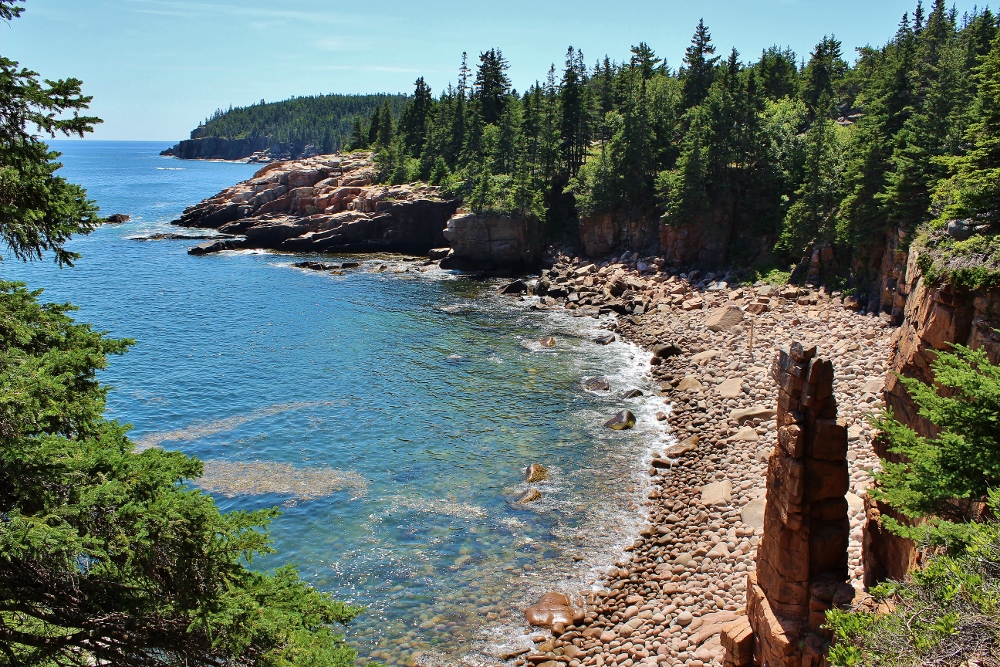 The Ocean Path Trail in Acadia National Park