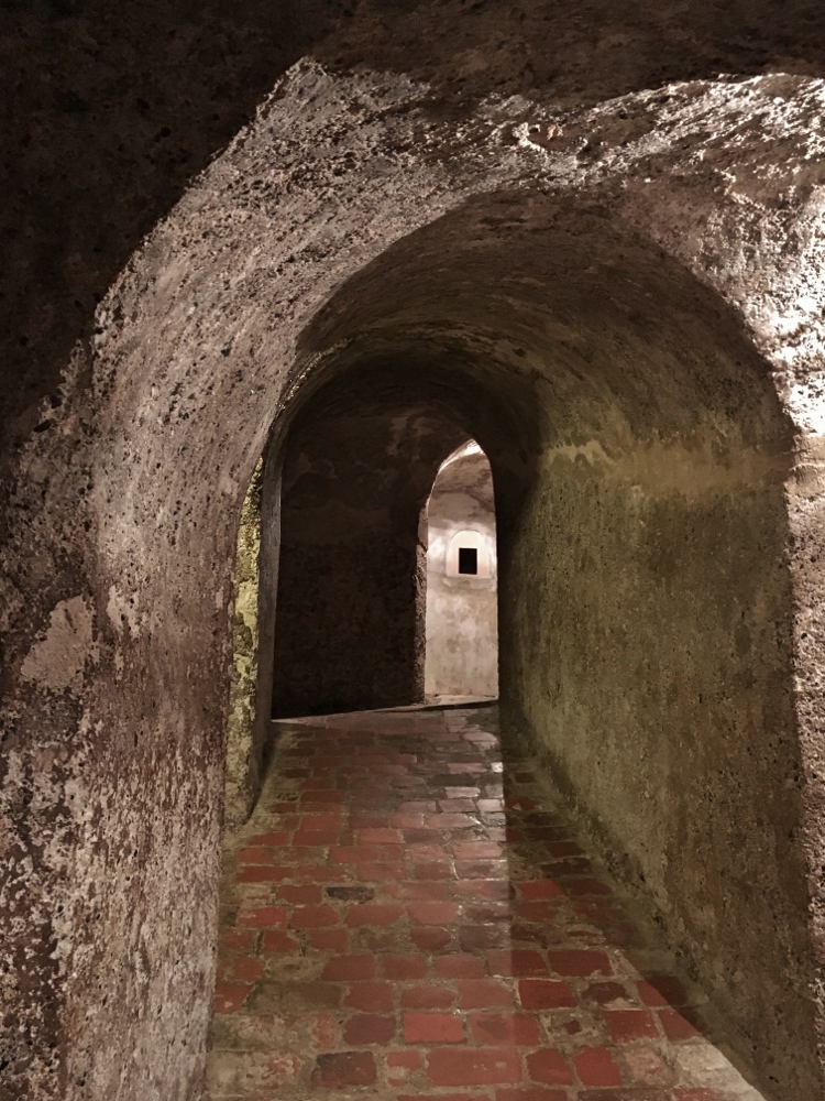 The tunnels of San Felipe Castle