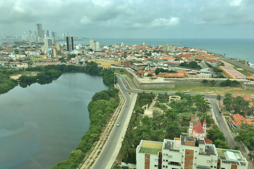 Cartagena from high above