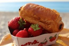 Breakfast in Nice, France