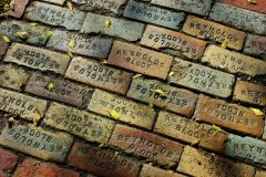 Brick sidewalks