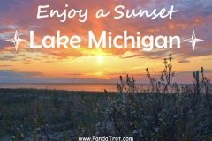 Enjoy a Sunset over Lake Michigan