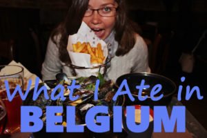 What I ate in Belgium