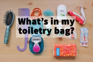 What's in my toiletry bag?