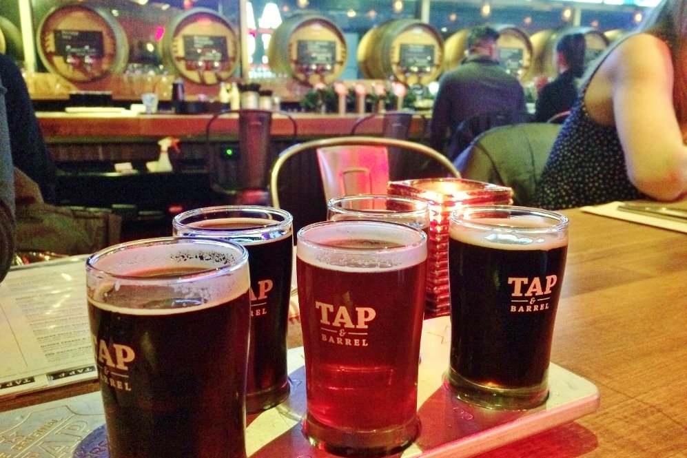 Vancouver Eats - Beer Flight at TAP & Barrel Vancouver Eats - Beer Flight at TAP & Barrel